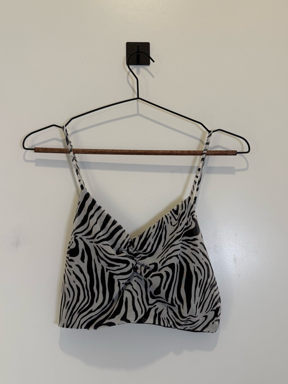Urban Renewal Zebra-Print Cami Top - Black & White